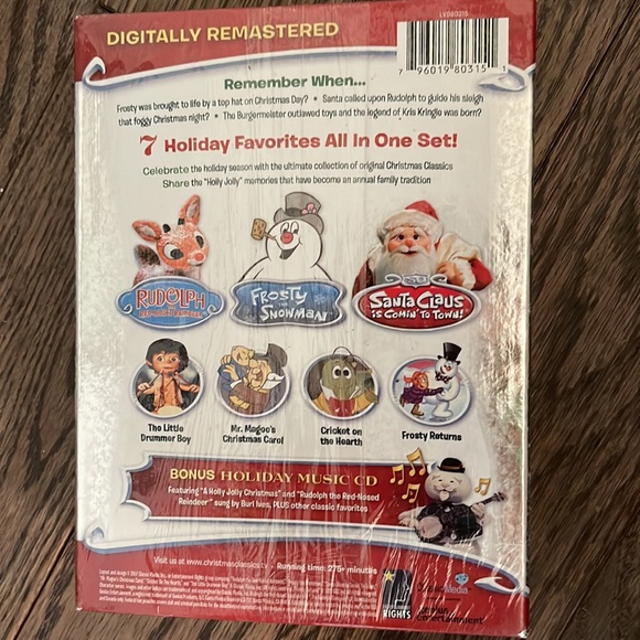 Original Christmas Classics DVD Set
NWT
7 holiday favorites all in one set - Picture 2 of 2